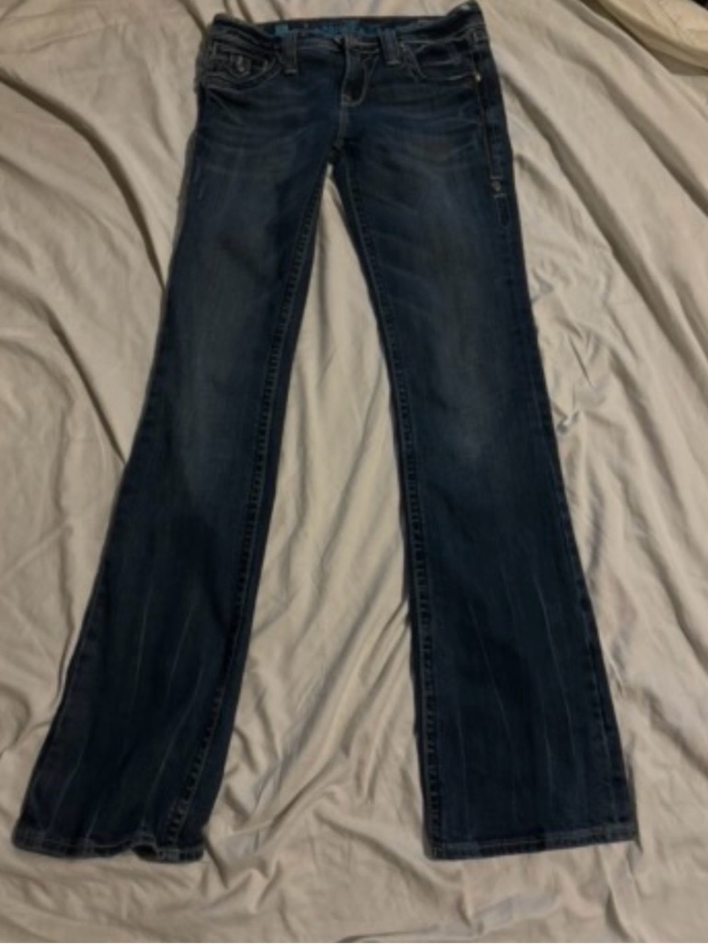 Sang Real Size 26 Classic Dark Wash Women's Bootcut Jeans